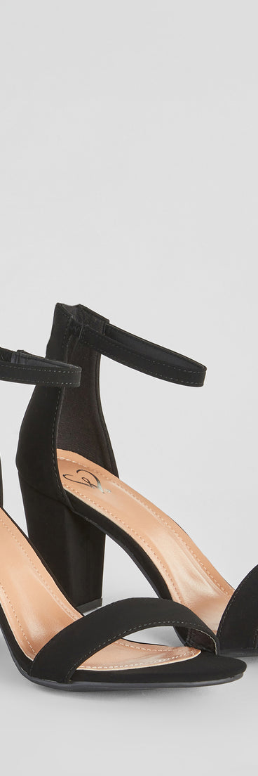 Get inspired with the Smooth And Sleek Block Heels, a feed-worthy piece that’s part of Windsor's updated and curated women’s clothing edit packed with must-have fall outfit ideas.