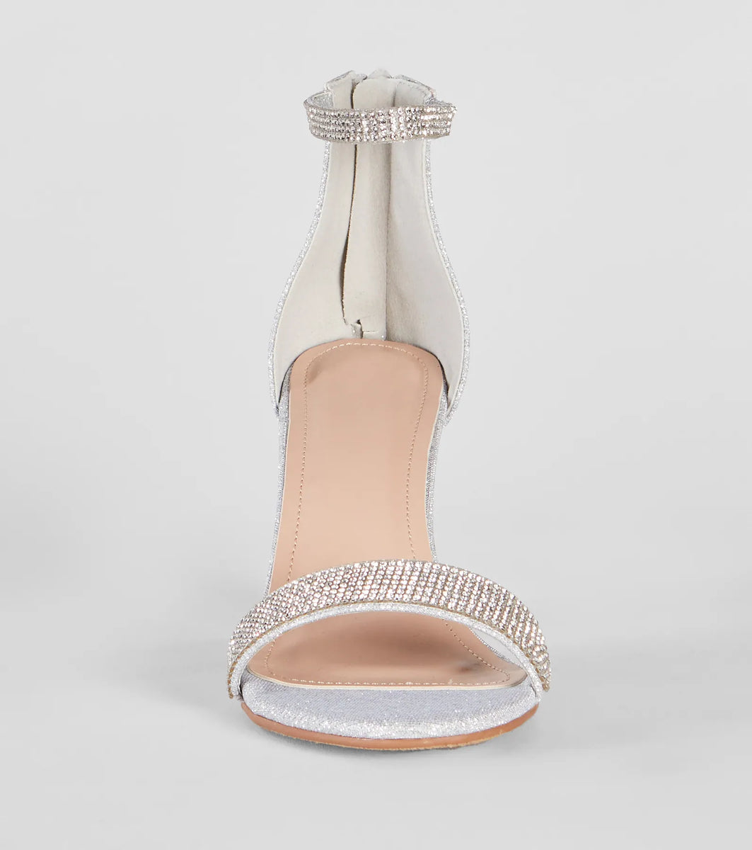 Sparkle Stunner Rhinestone Block Heels | Windsor Sparkle Stunner Rhinestone Block Heels | Windsor