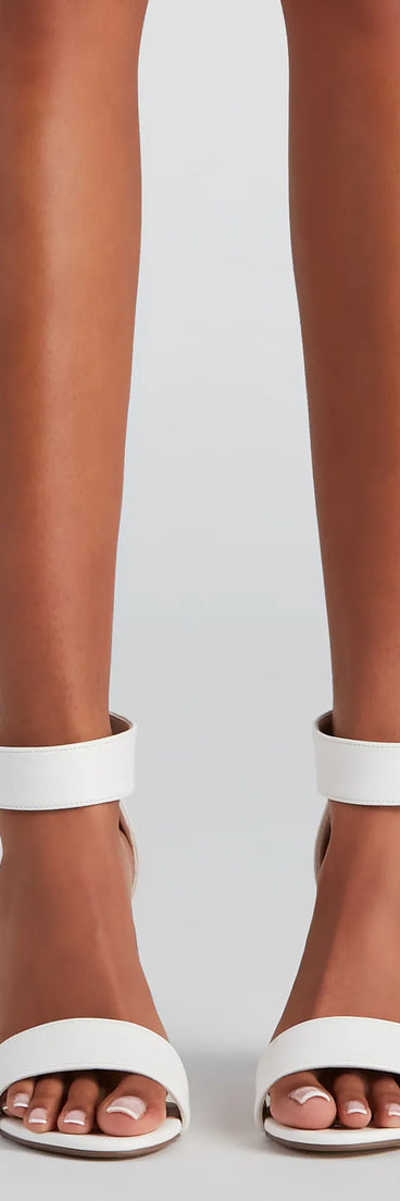 Comfort Wide Fit Chic Block Heels