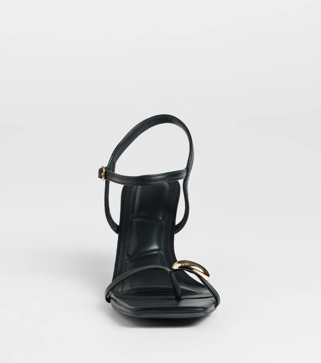 strappy kitten heels