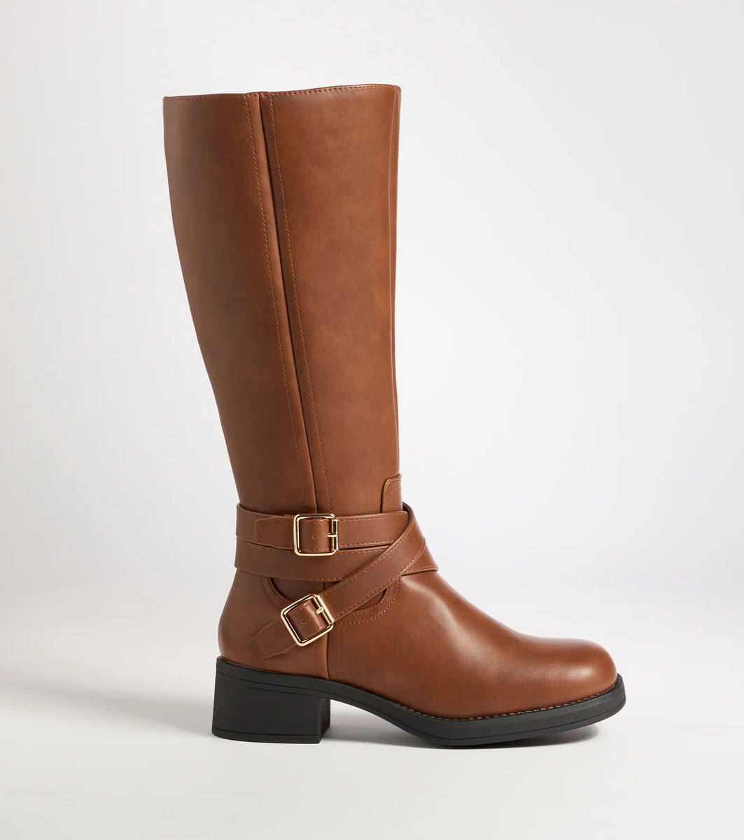Effortlessly Edgy Under-The-Knee Boots | Windsor