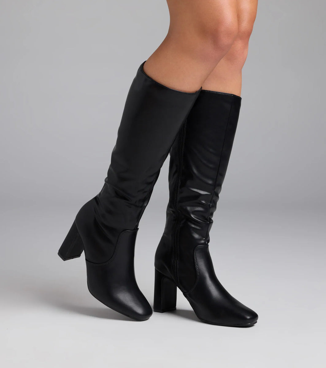 Chic Season Under The Knee Boots | Windsor