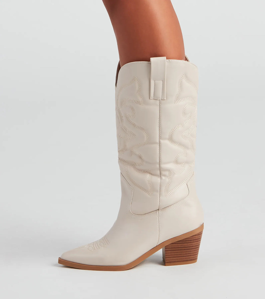 On That Western Trend Cowboy Boots Windsor - Main Image