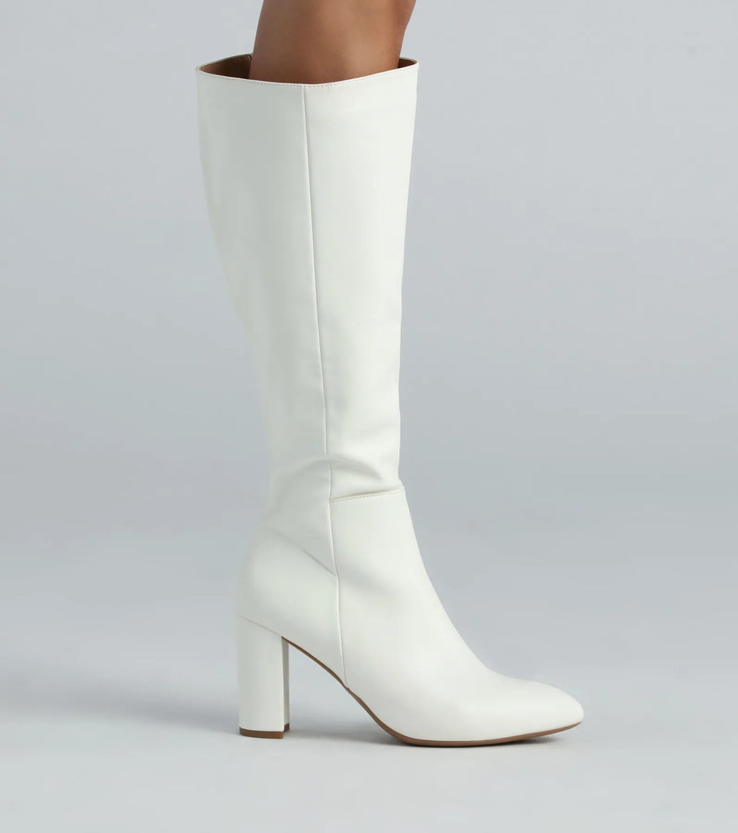 Stylish Slay Under-The-Knee Boots | Windsor