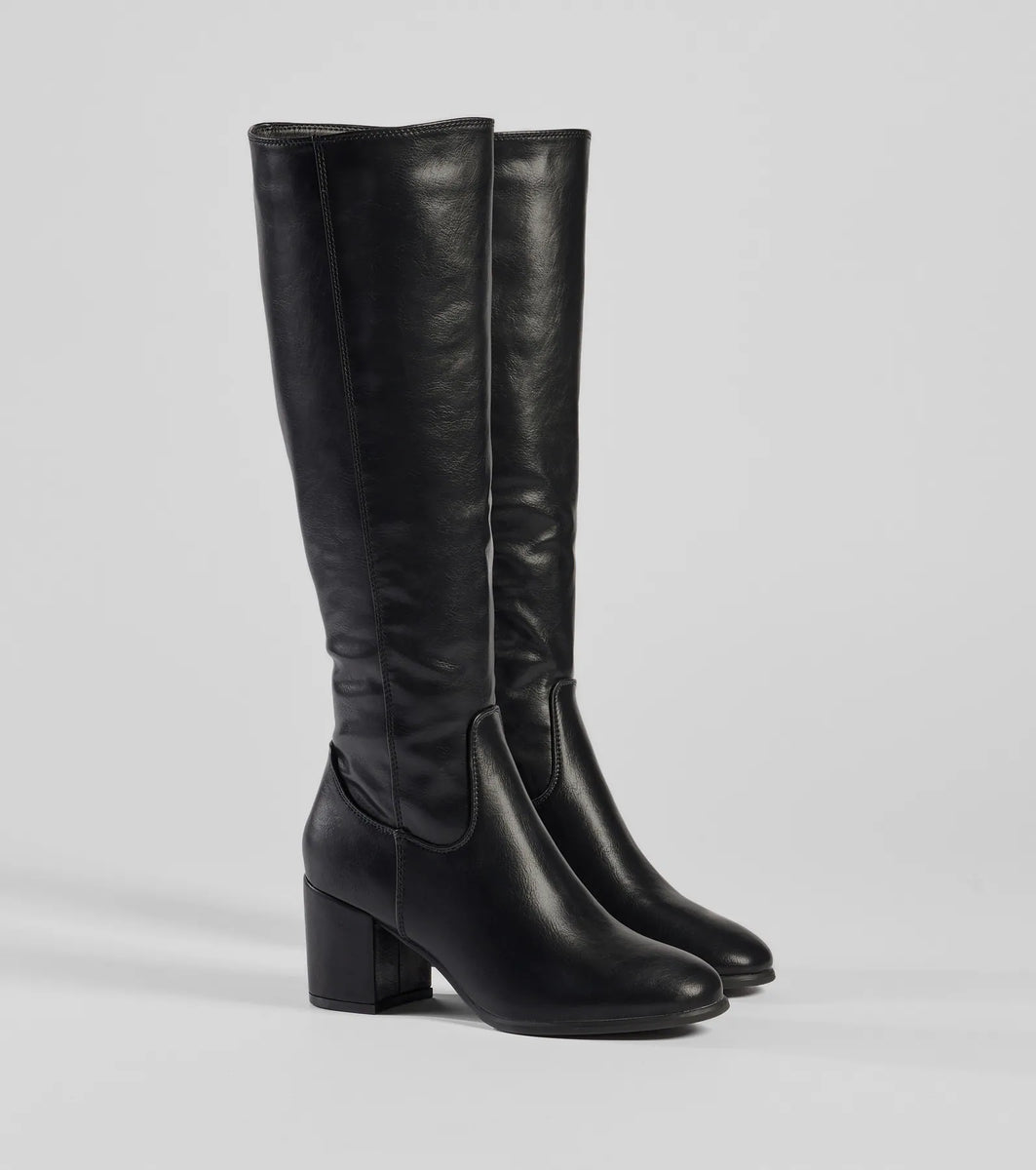 BOOTS HILL　新品未開封 Sleek Vibes Only Thigh-High Boots | Windsor