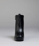 Bold Edge Platform Zipper Booties