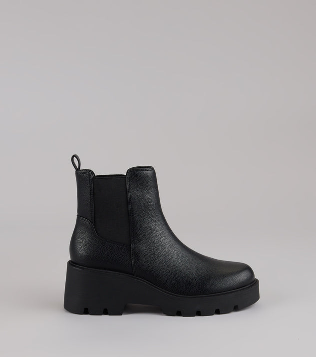 This piece brings trend-right energy to the Instant Edge Platform Ankle Booties, perfect for fall outfits that stand out.