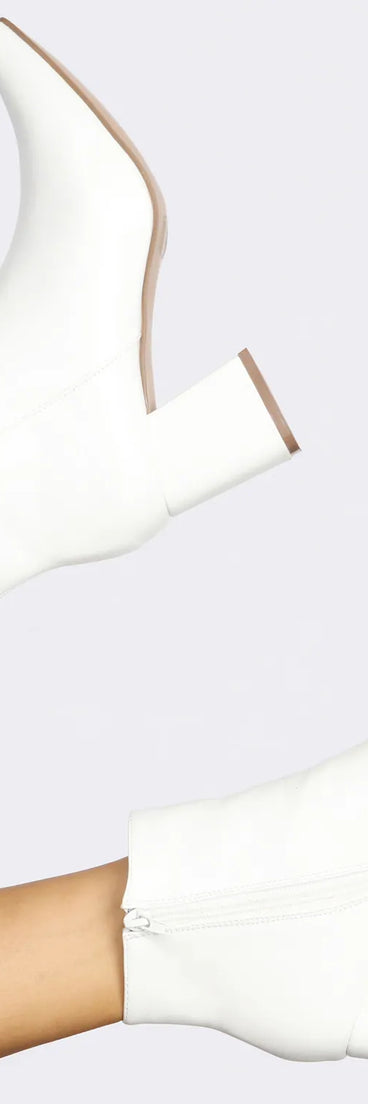 Miss Mod Point Toe Booties