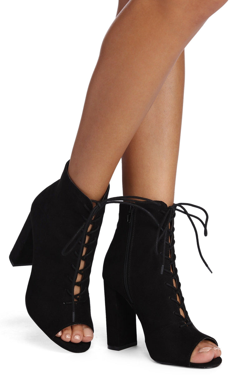 Level Up Lace Up Booties | Windsor