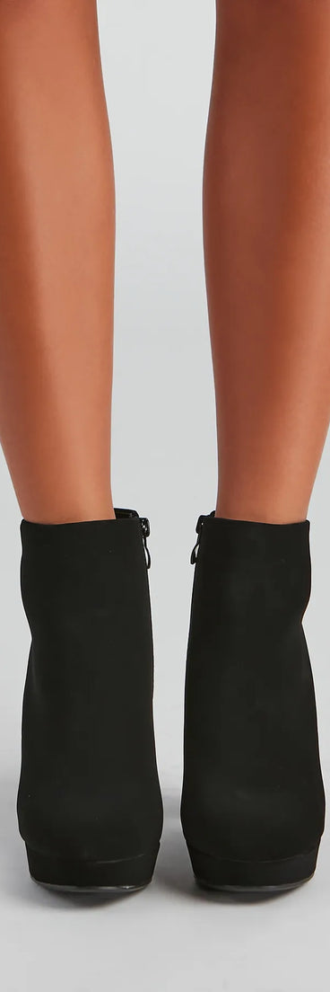 Lots To Love Block Heel Booties