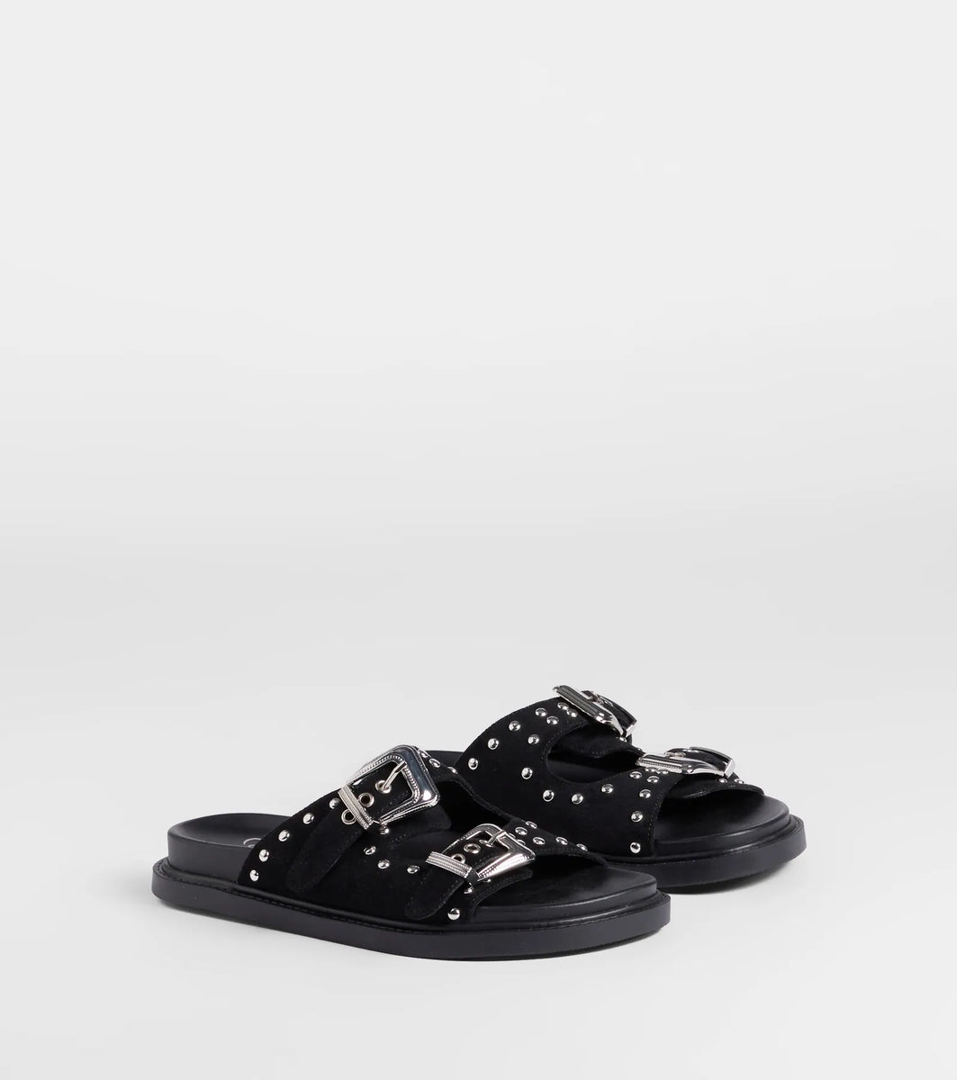 MEDI WESTERN BUCKLE SANDALS ブラック Mサイス MEDI WESTERN BUCKLE SANDALS ブラック Mサイス