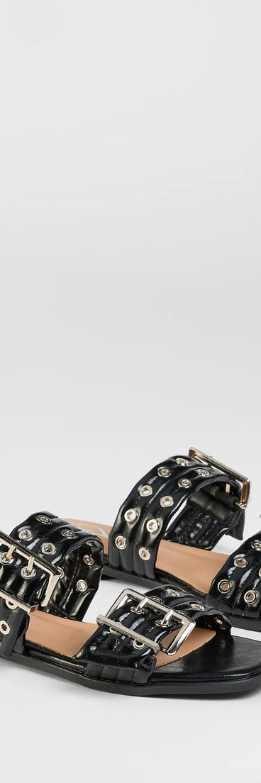 Get inspired with the Get It Girl Buckle Strappy Sandals, a feed-worthy black piece that’s part of Windsor's updated and curated women’s clothing edit packed with must-have fall outfit ideas.