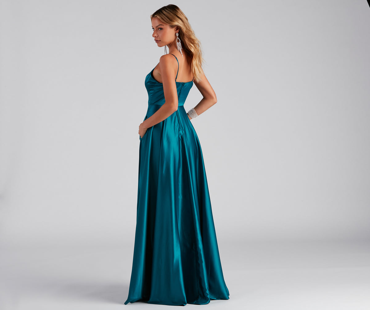 Juliet Formal High Slit Dress | Windsor