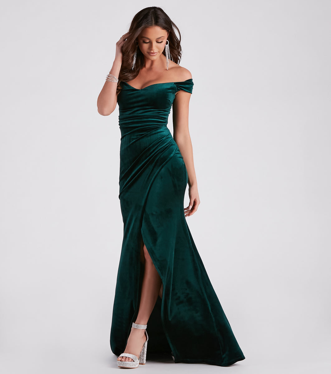 Georgina Formal Velvet Long Dress | Windsor Georgina Formal Velvet Long Dress | Windsor