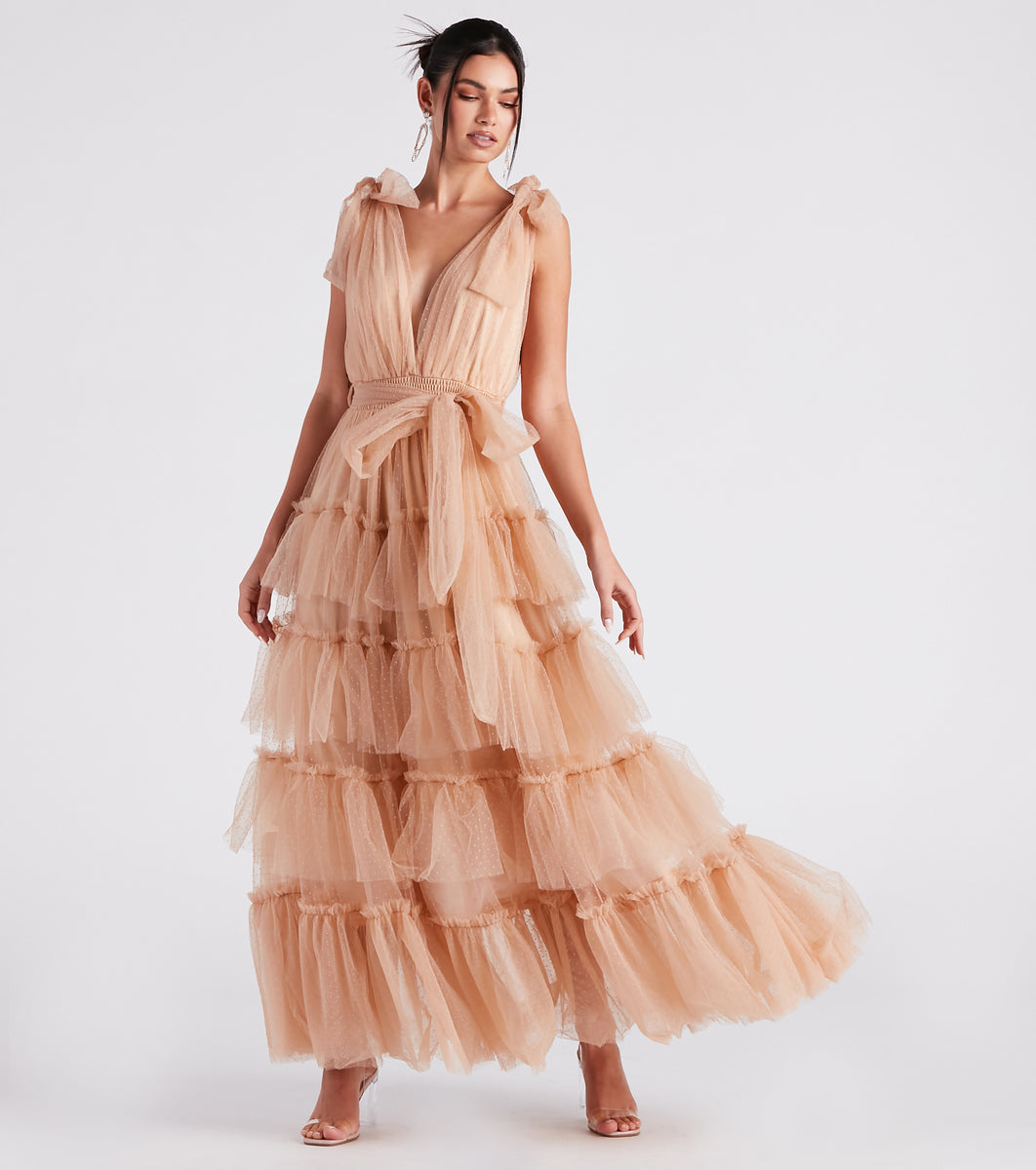 Mabelle Formal Tulle A-Line Dress | Windsor