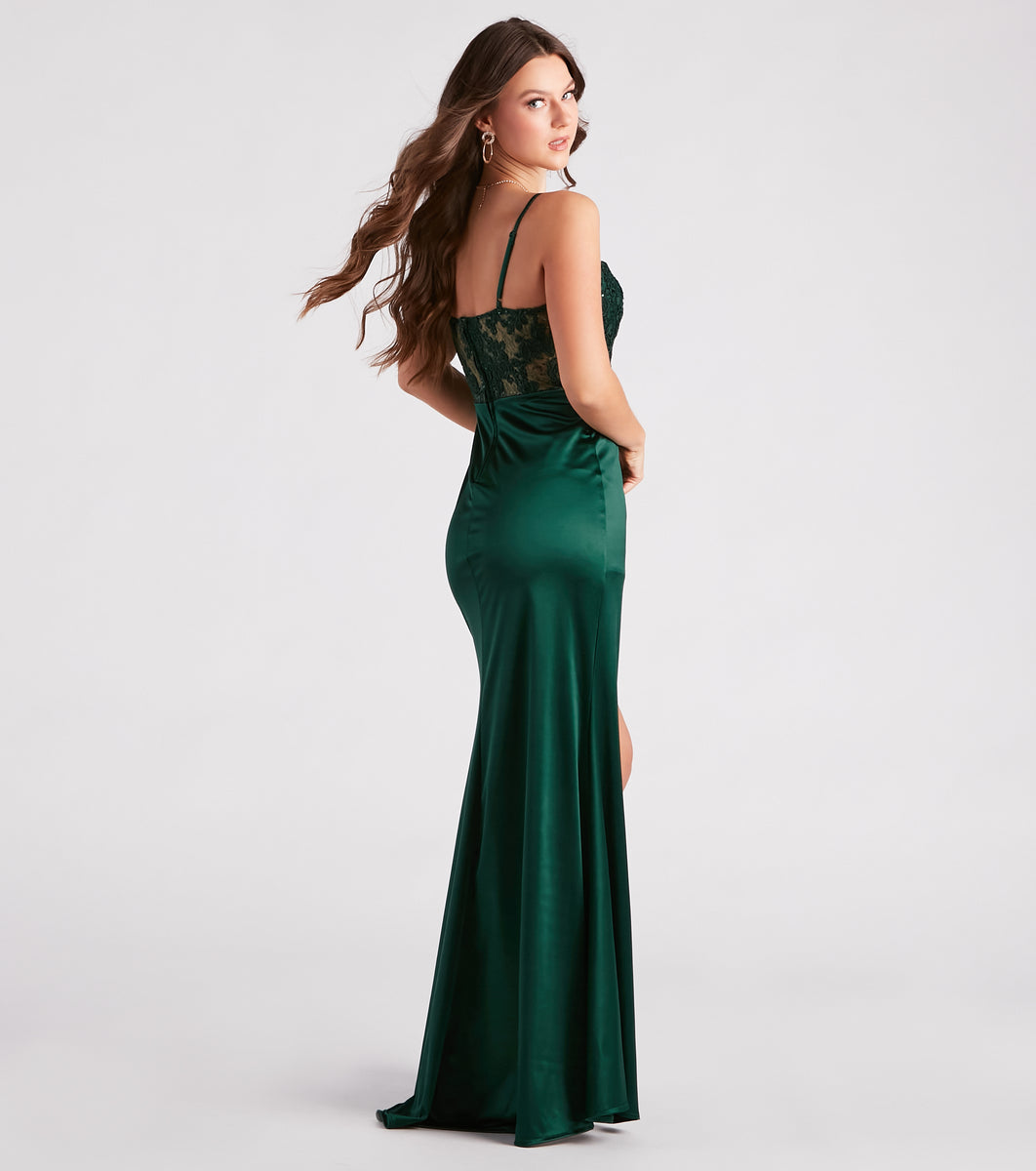 Mikayla Formal Lace Sequin Mermaid Dress & Windsor