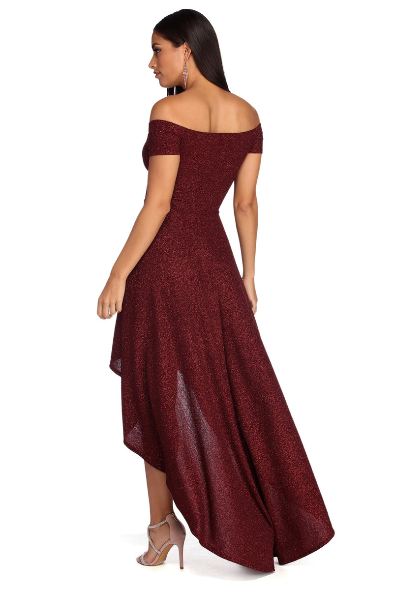 penelope glitter formal high low dress Penelope Mini Dress