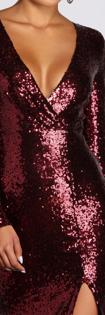 Braelynn Formal Sequin Mermaid Dress creates the perfect summer wedding guest dress or cocktail party dresss with stylish details in the latest trends for 2023!