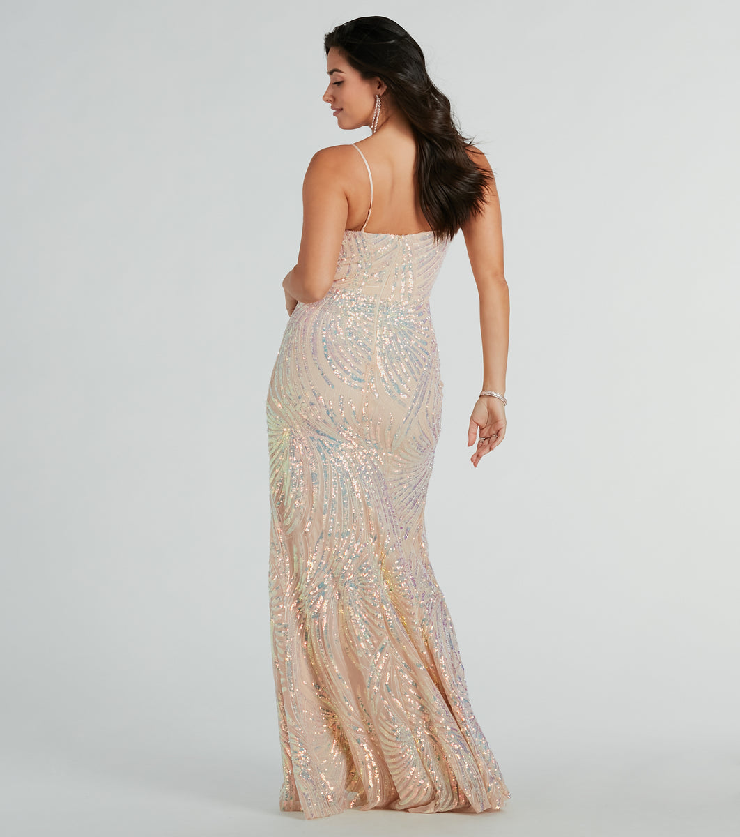 Ireland Formal Stylish Sequin Mermaid Dress