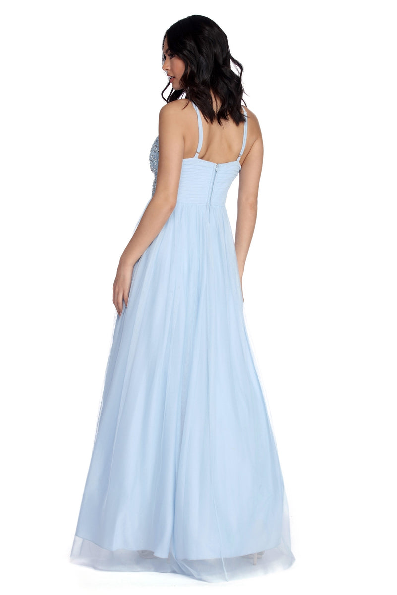Bridget Formal Beaded Tulle Dress | Windsor