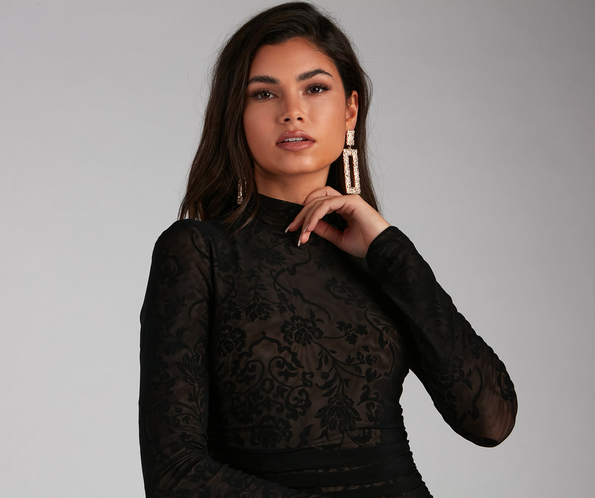 MESMERIZING ELEGANCE WOVEN MINI DRESS