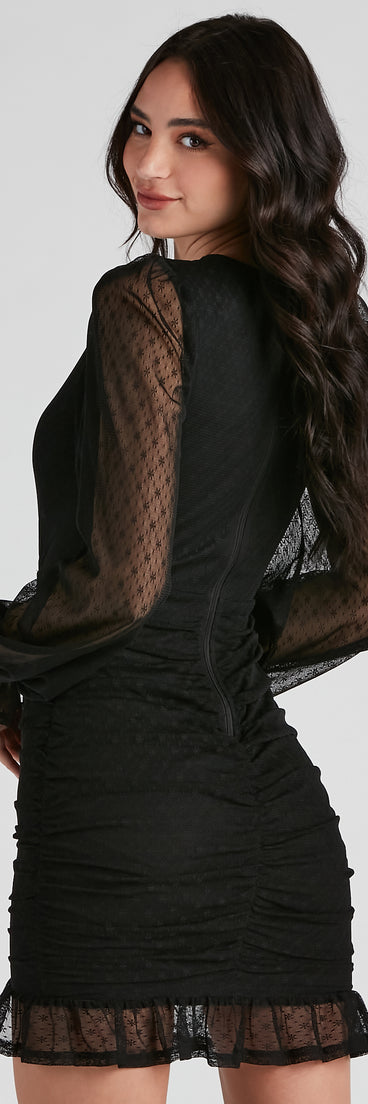 Looking Flirty V-Neck Mini Dress creates the perfect summer wedding guest dress or cocktail party dresss with stylish details in the latest trends for 2023!