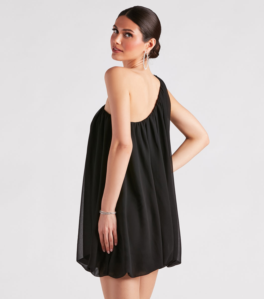 ELEVATED ATTITUDE WOVEN MINI DRESS main image 1