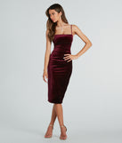 Only Chic Vibes Ruched Velvet Midi Dress creates the perfect spring or summer wedding guest dress or cocktail attire with chic styles in the latest trends for 2024!