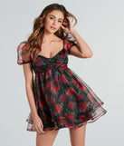 Sweetest Mood Floral Babydoll Short Dress
