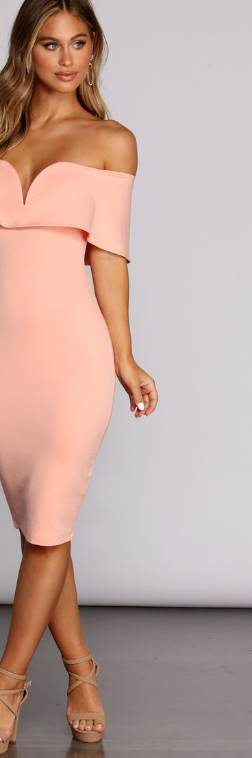 Pretty In Peach Dress
