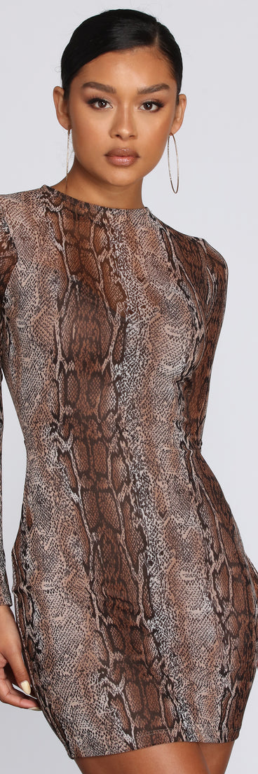 City Slither Mini Dress