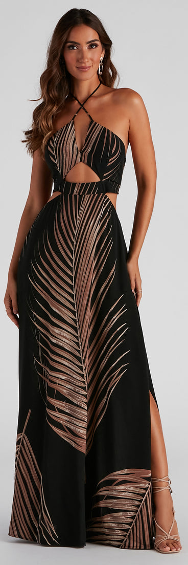Island Hopping Tropical Maxi Dress creates the perfect spring wedding guest dress or cocktail attire with stylish details in the latest trends for 2023!