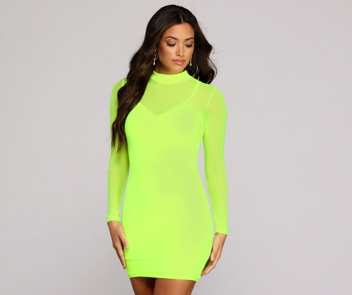 Mesmerizing Mini Mesh Dress | Windsor Mesmerizing Mini Mesh Dress | Windsor