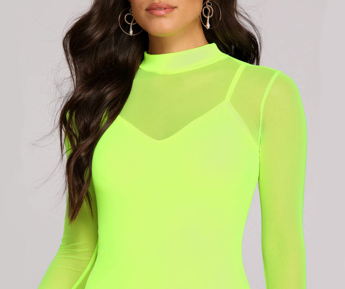 slim fit dress slacks Mesmerizing Mini Mesh Dress