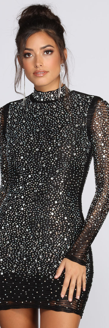 Stone Cold Mini Dress helps create the best bachelorette party outfit or the bride's sultry bachelorette dress for a look that slays!