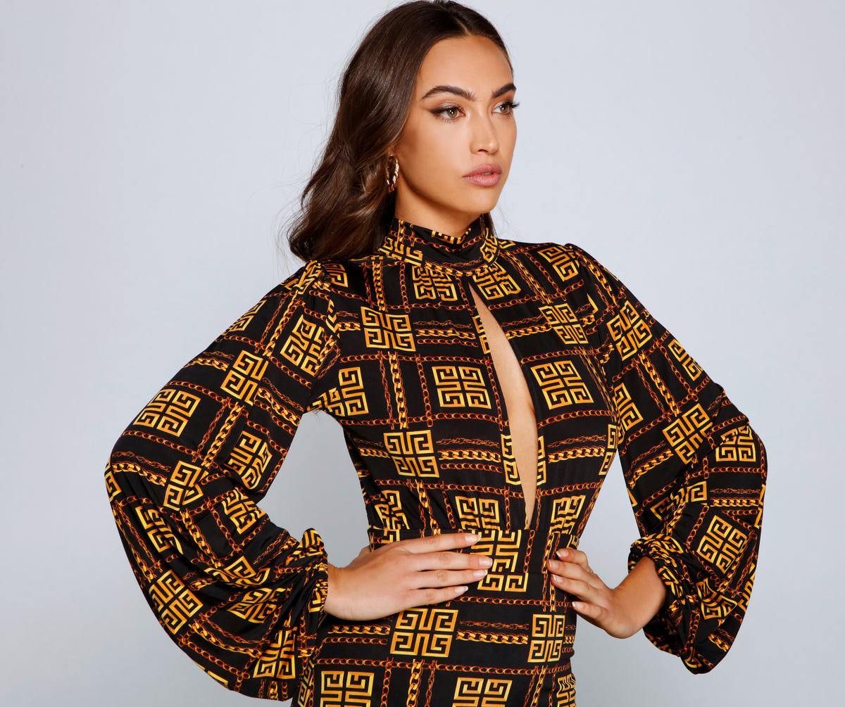 geometric mini dress Key To Style Geometric Mini Dress