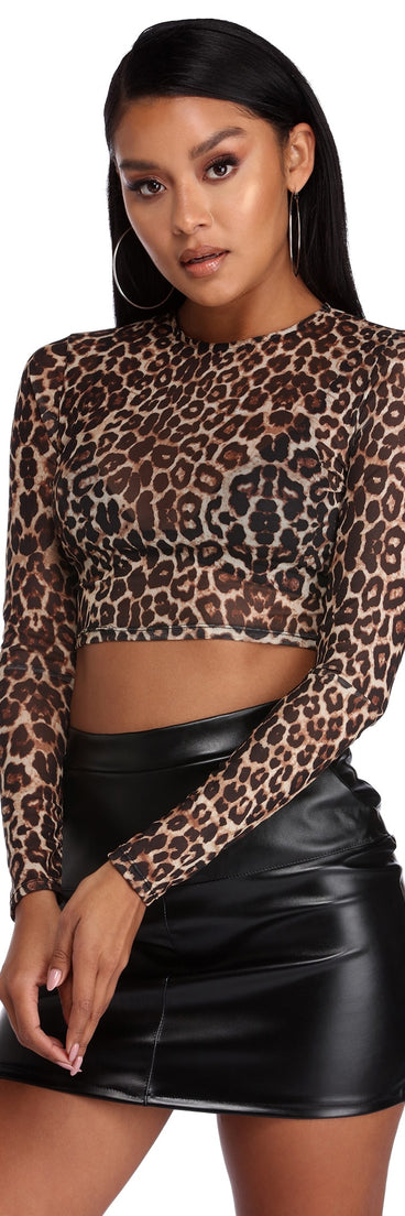 With fun and flirty details, Run Wild Long Sleeve Crop Top shows off your unique style for a trendy outfit for the summer season!