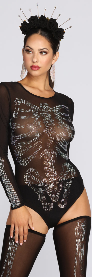 Night Of The Skeleton Bodysuit