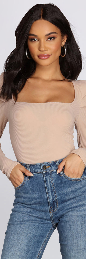 With fun and flirty details, Pleated Puff Sleeve Bodysuit shows off your unique style for a trendy outfit for the summer season!