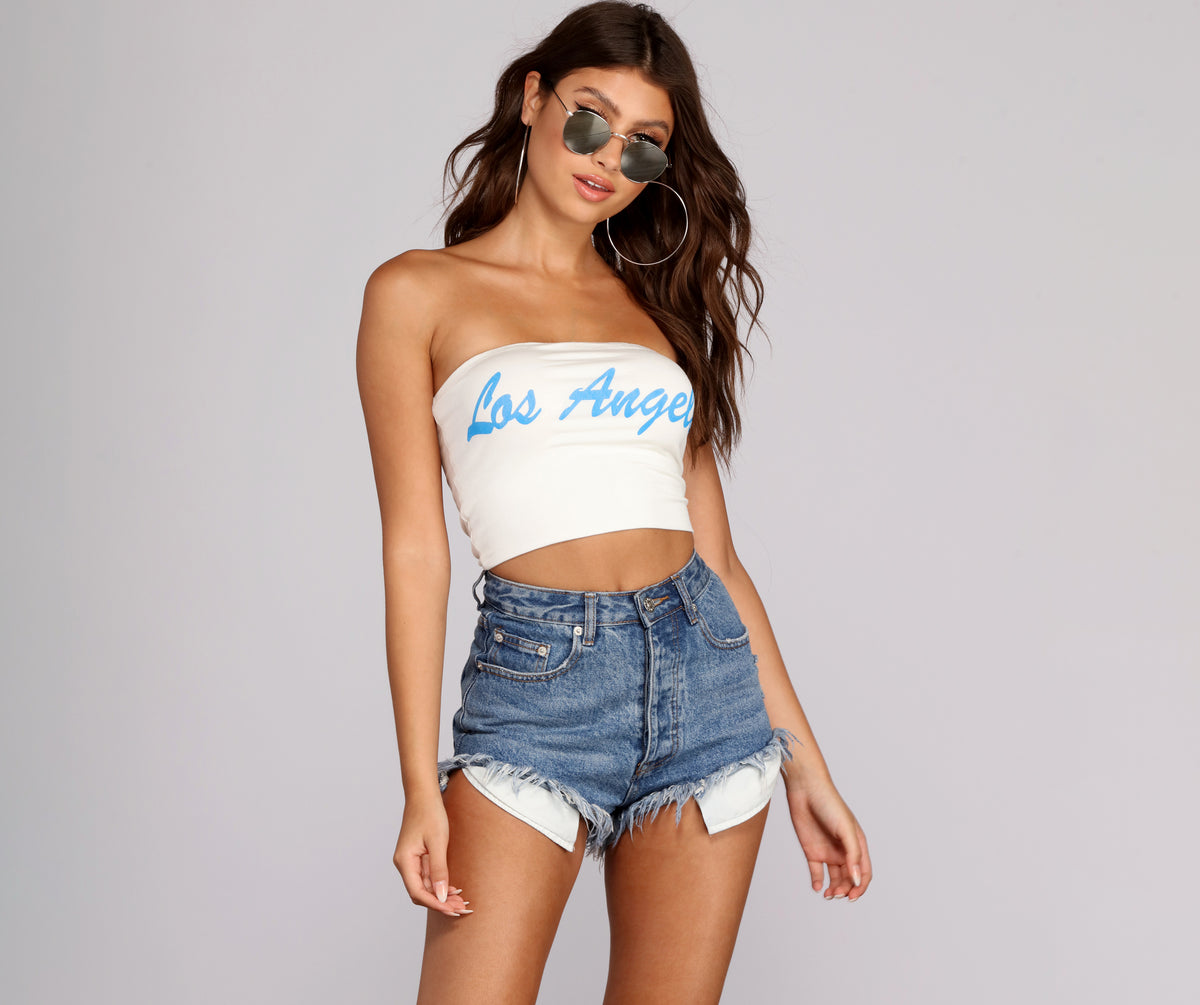 Los Angeles Graphic Tube Top | Windsor