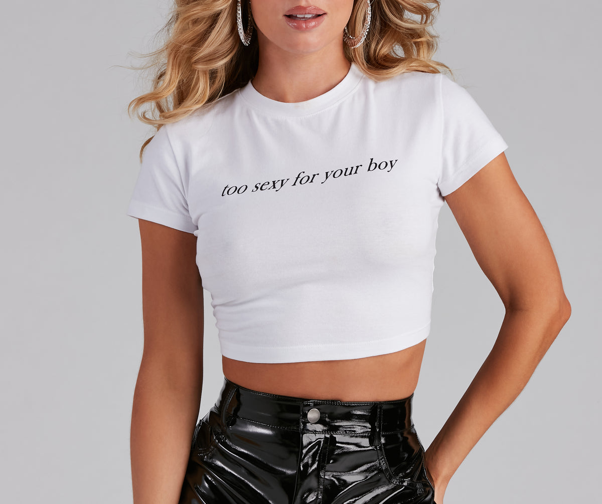 Tシャツ・カットソー Off-White Fitted Crop Top With Unique Cut-Out Details 8f52bfad-316e-4576-bad7-