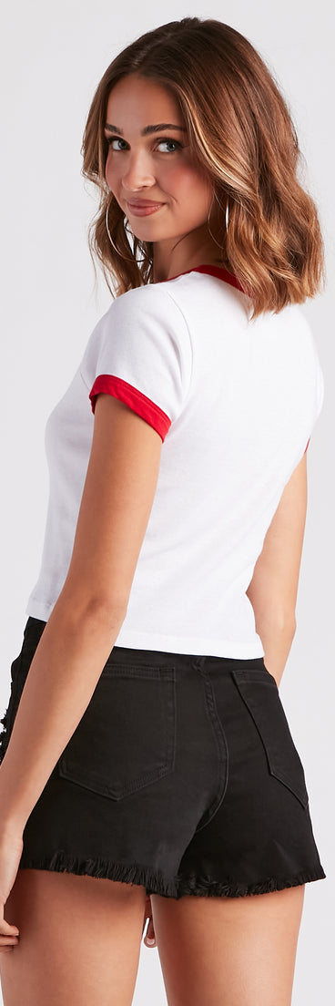 With fun and flirty details, Cinco De Drinko Crop Graphic Tee shows off your unique style for a trendy outfit for the summer season!