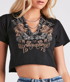 Motor City Chain Trim Graphic Tee is a fire pick to create 2023 festival outfits, concert dresses, outfits for raves, or to complete your best party outfits or clubwear!