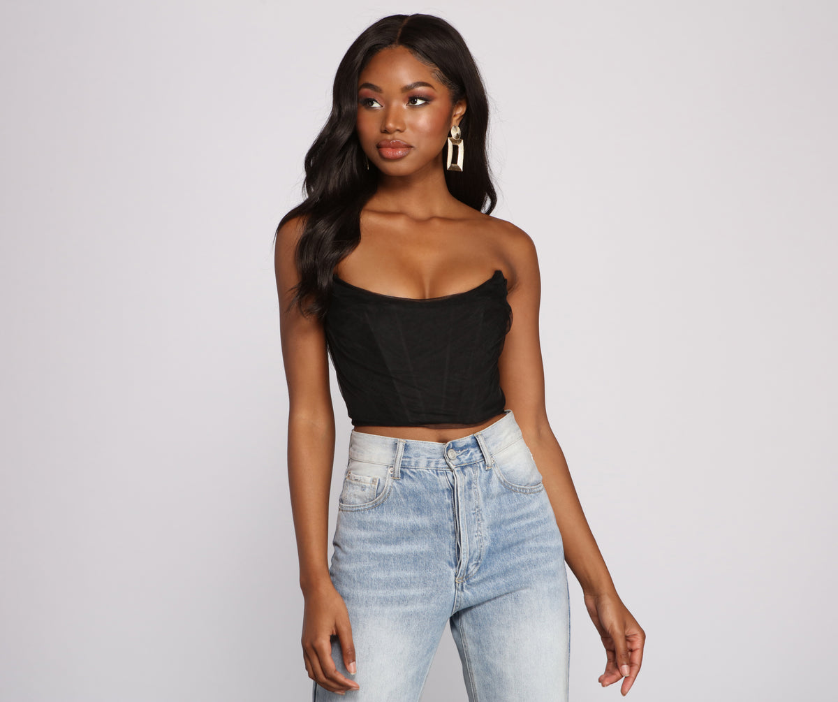 The Classic Cropped Corset Top | Windsor
