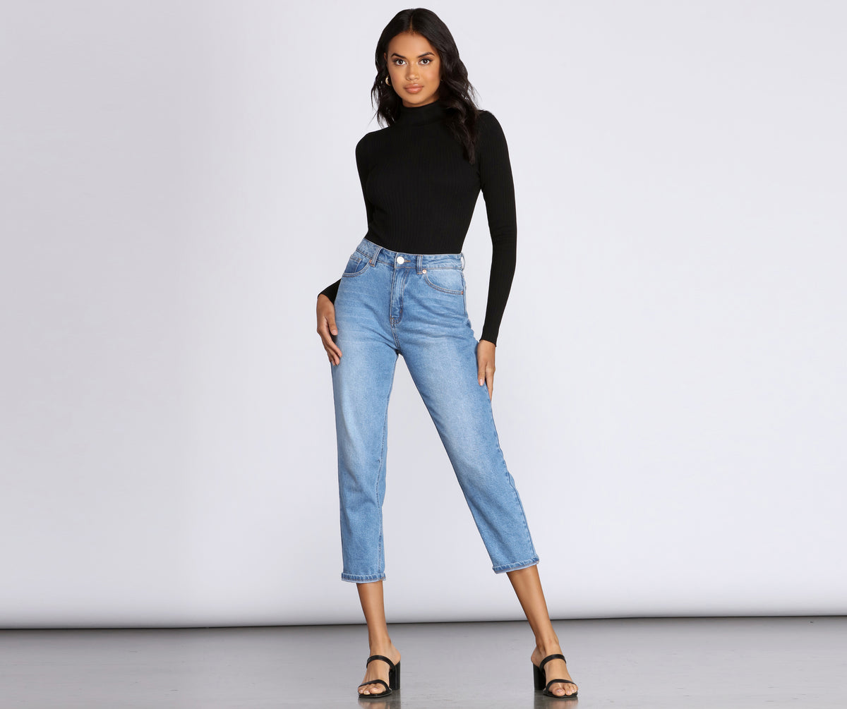 Keep It Cozy Turtleneck Sweater Bodysuit | Windsor Keep It Cozy Turtleneck Sweater Bodysuit | Windsor