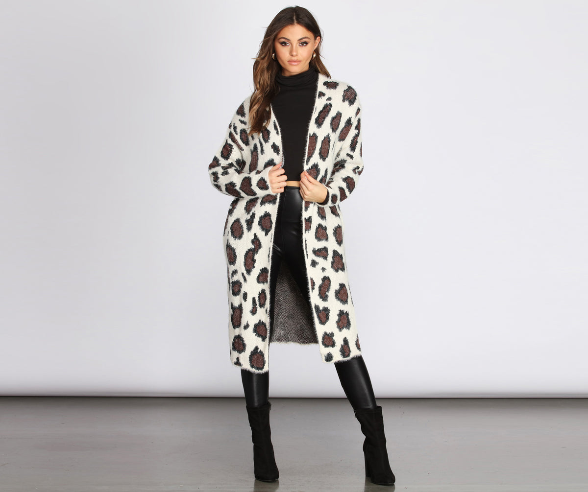 A Long Time Obsession Leopard Cardigan | Windsor