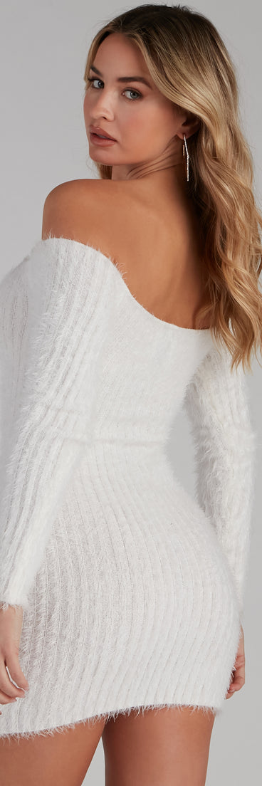 Best Of Both Worlds Eyelash Knit Dress
