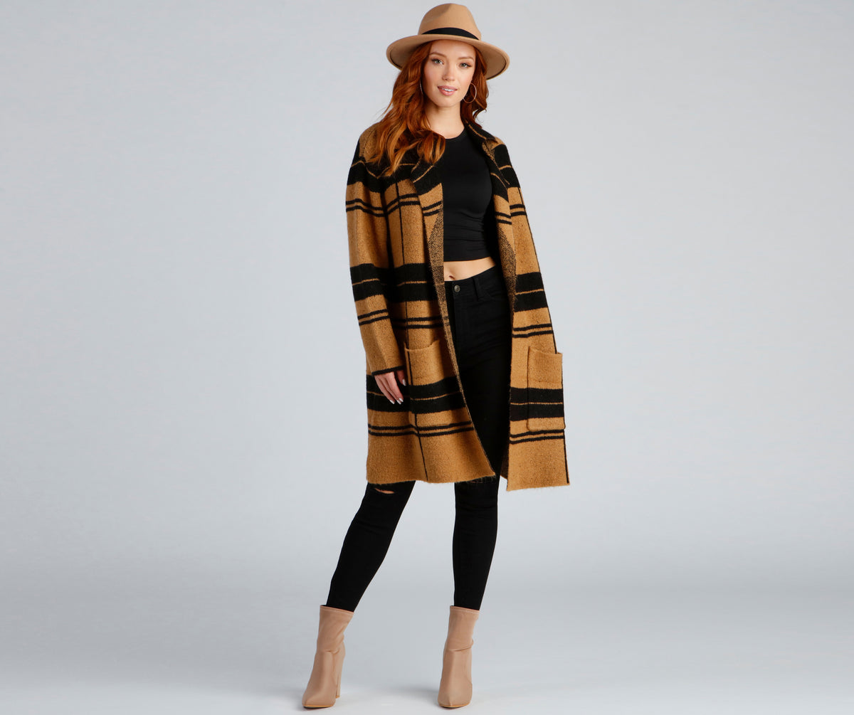 Plaid Long Duster main image 0