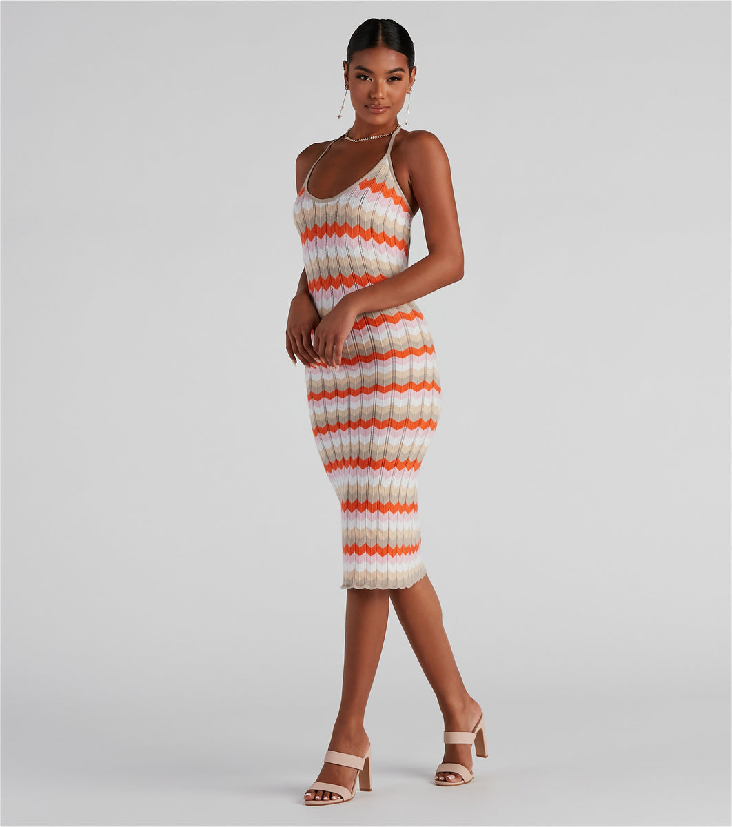 Summer Daze Halter Sweater Dress | Windsor