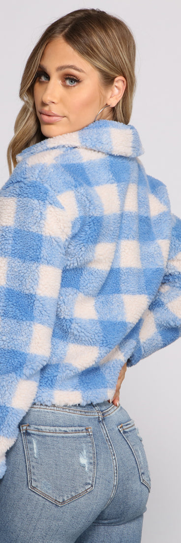 Pretty in Plaid Wubby Jacket helps create the best summer outfit for a look that slays at any event or occasion!